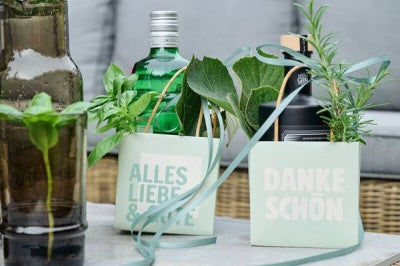 Geschenktüte in drei Varianten