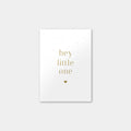Odernichtoderdoch Postkarte "Hey Little One" in gold