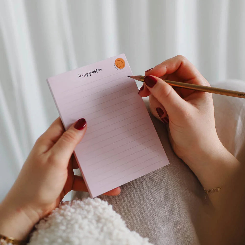 Odernichtoderdoch Notizblock A6 Happy Notes