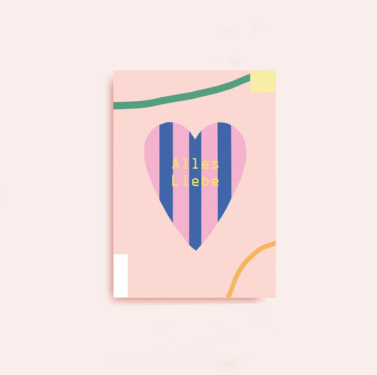 Postkarte Alles Liebe