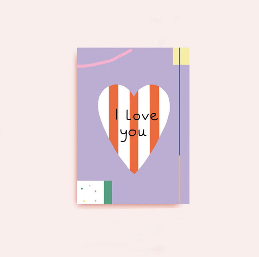 Postkarte I love you