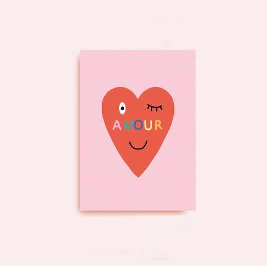 Postkarte Amour