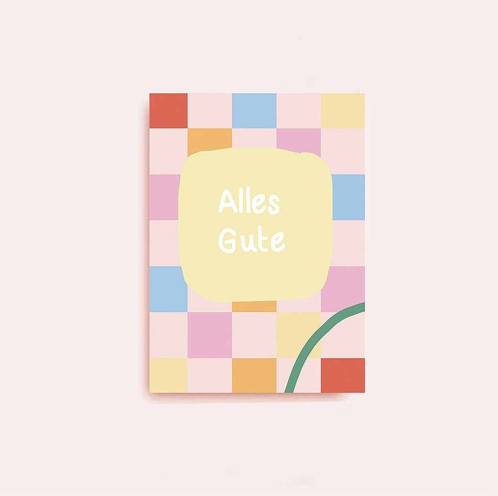 Postkarte Alles Gute
