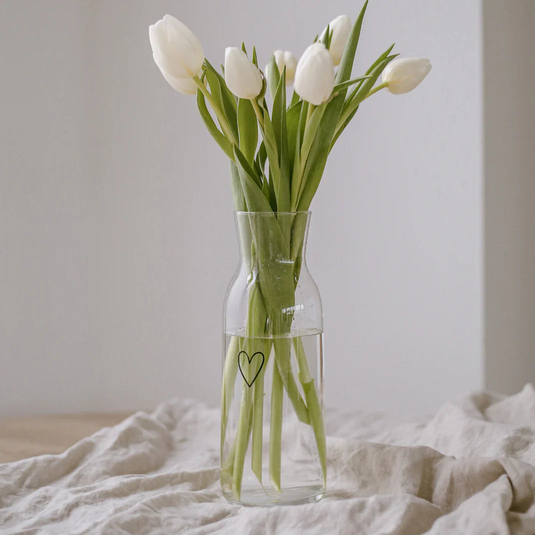 Eulenschnitt Karaffe Herz