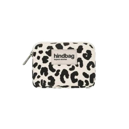 Portemonnaie Leopard naturweiß