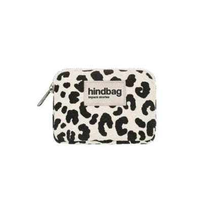 Portemonnaie Leopard naturweiß