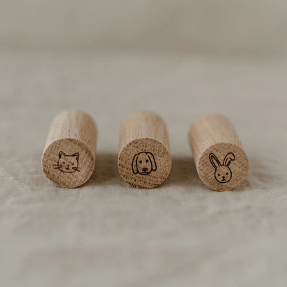 Eulenschnitt Wandhaken Eiche Tiere