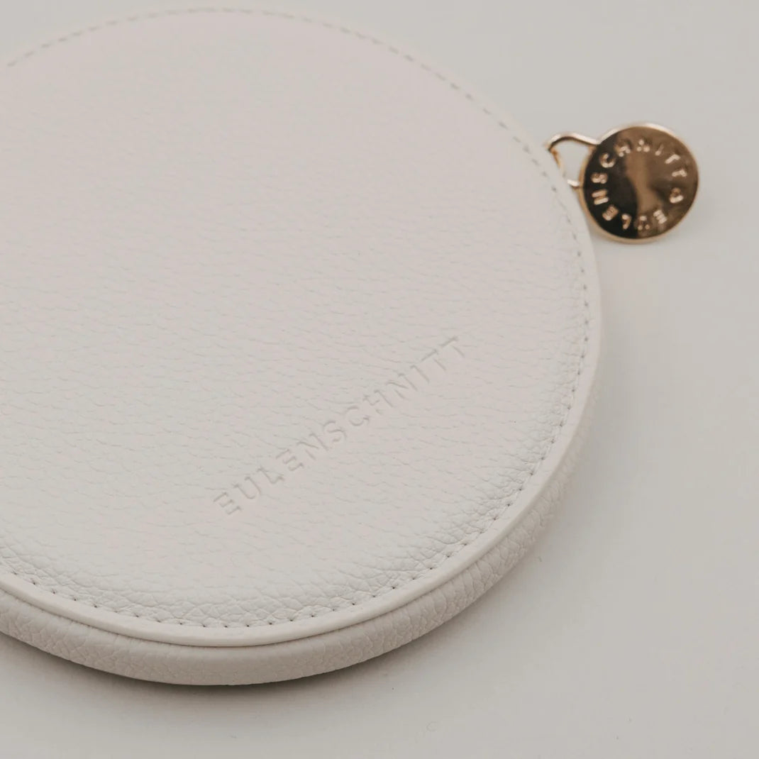 Eulenschnitt Portemonnaie Herz creme