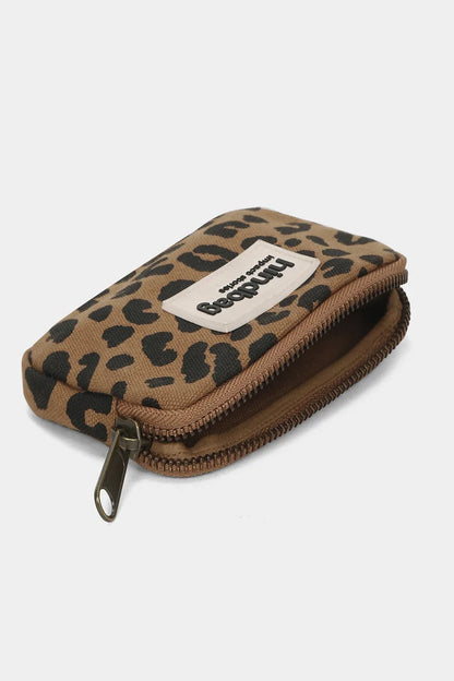 Portemonnaie Leopard Zimt