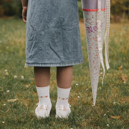 Eulenschnitt Socken Schulkind