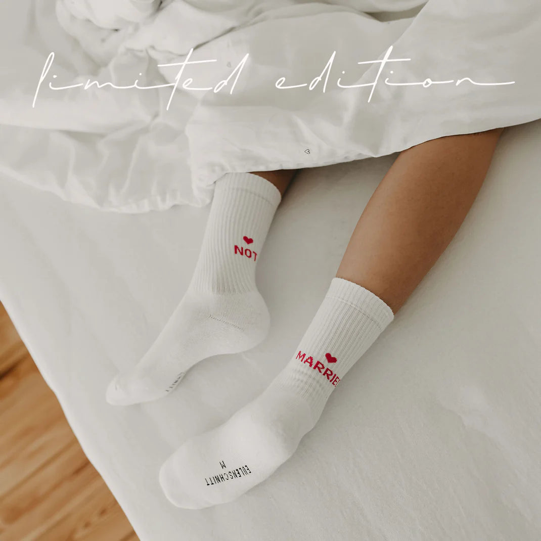 Eulenschnitt Socken Not Married